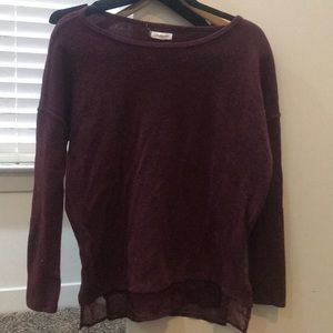 Maroon sweater